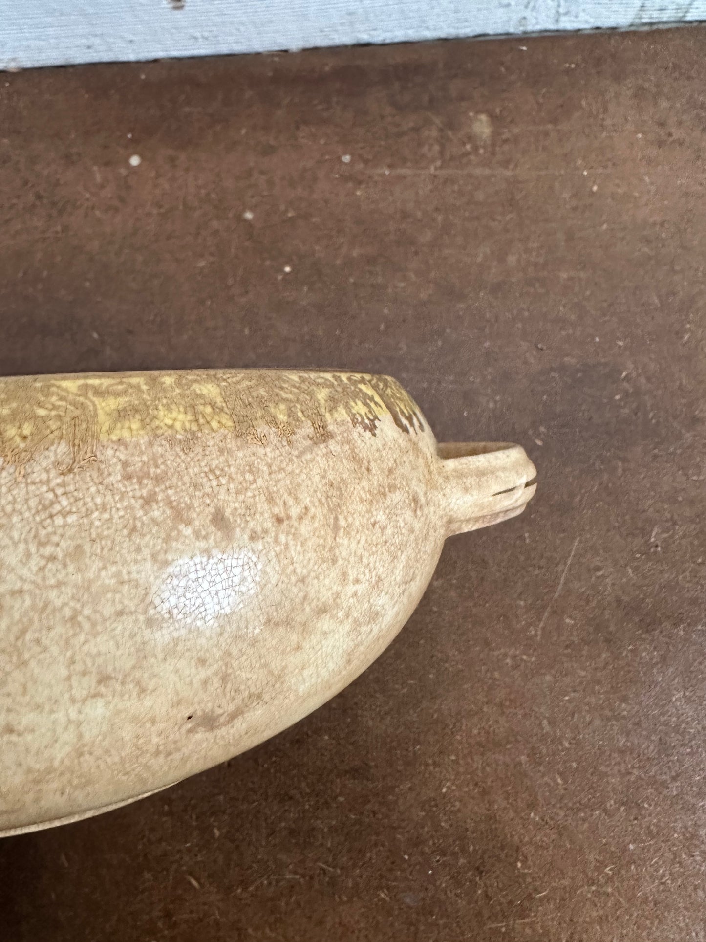 Ironstone Tureen (Gold Trim)