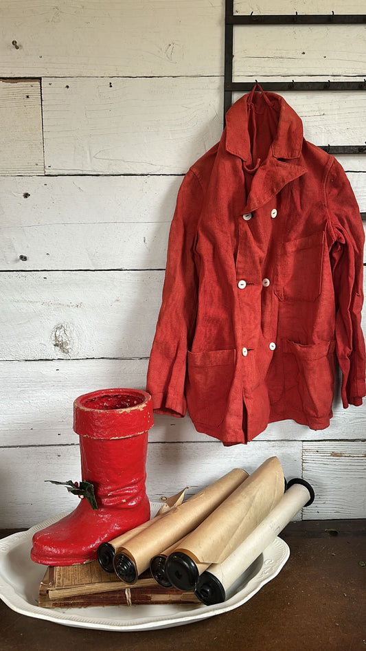 Early Red Child's Coat
