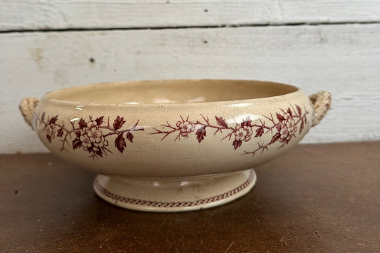 Ironstone Tureen (Floral Pattern)
