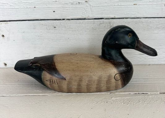 Carved Wooden Duck