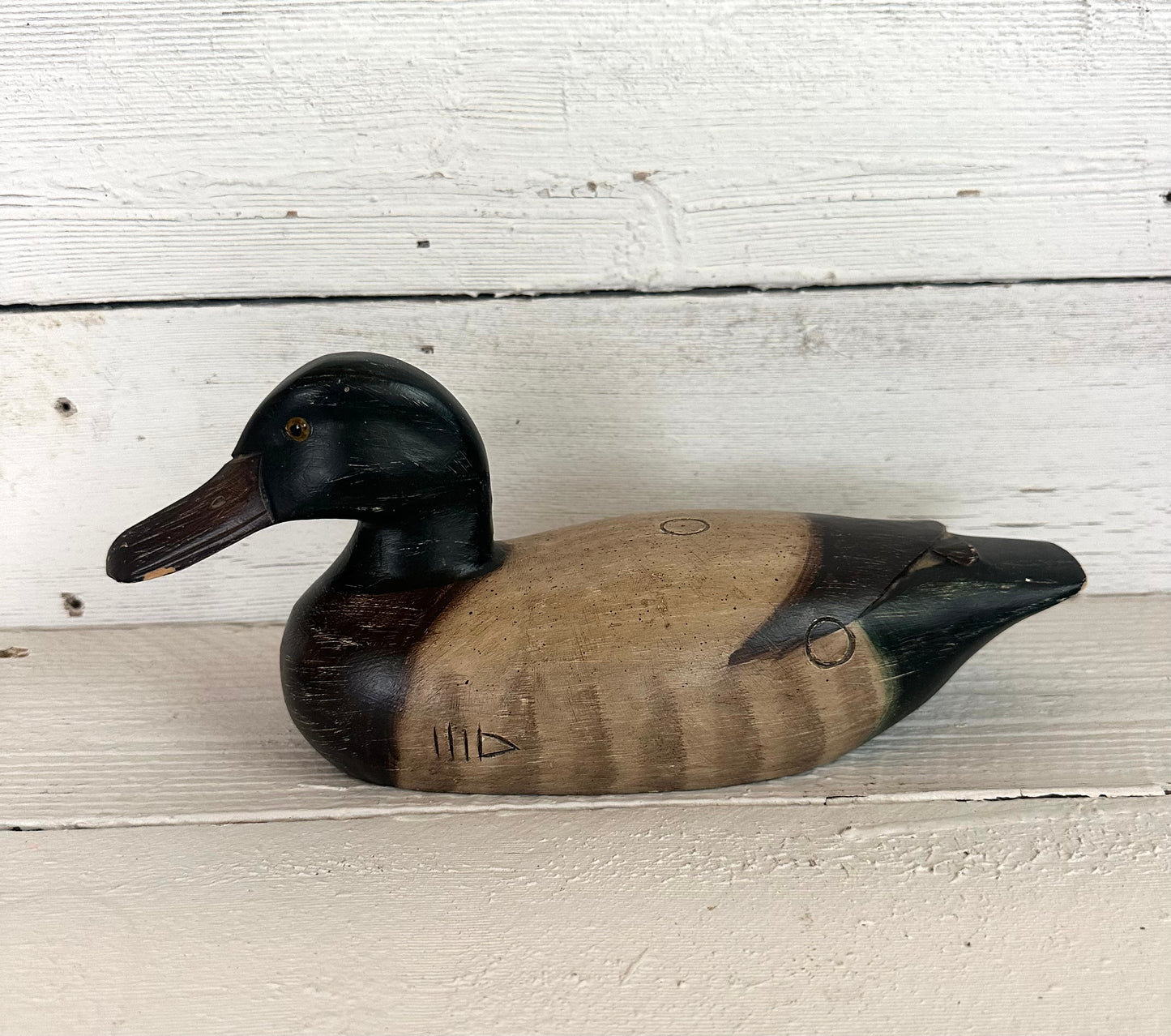 Carved Wooden Duck