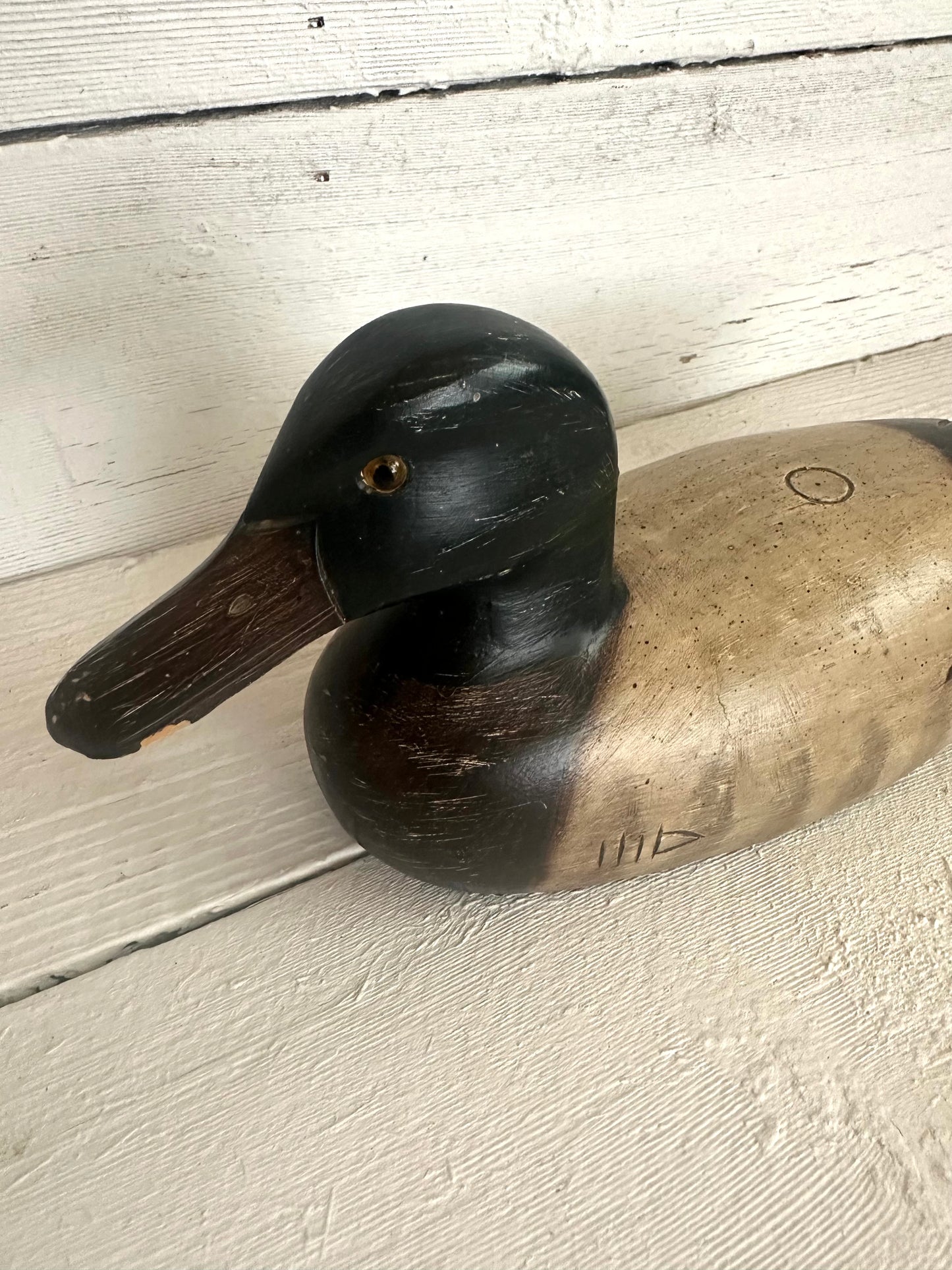 Carved Wooden Duck
