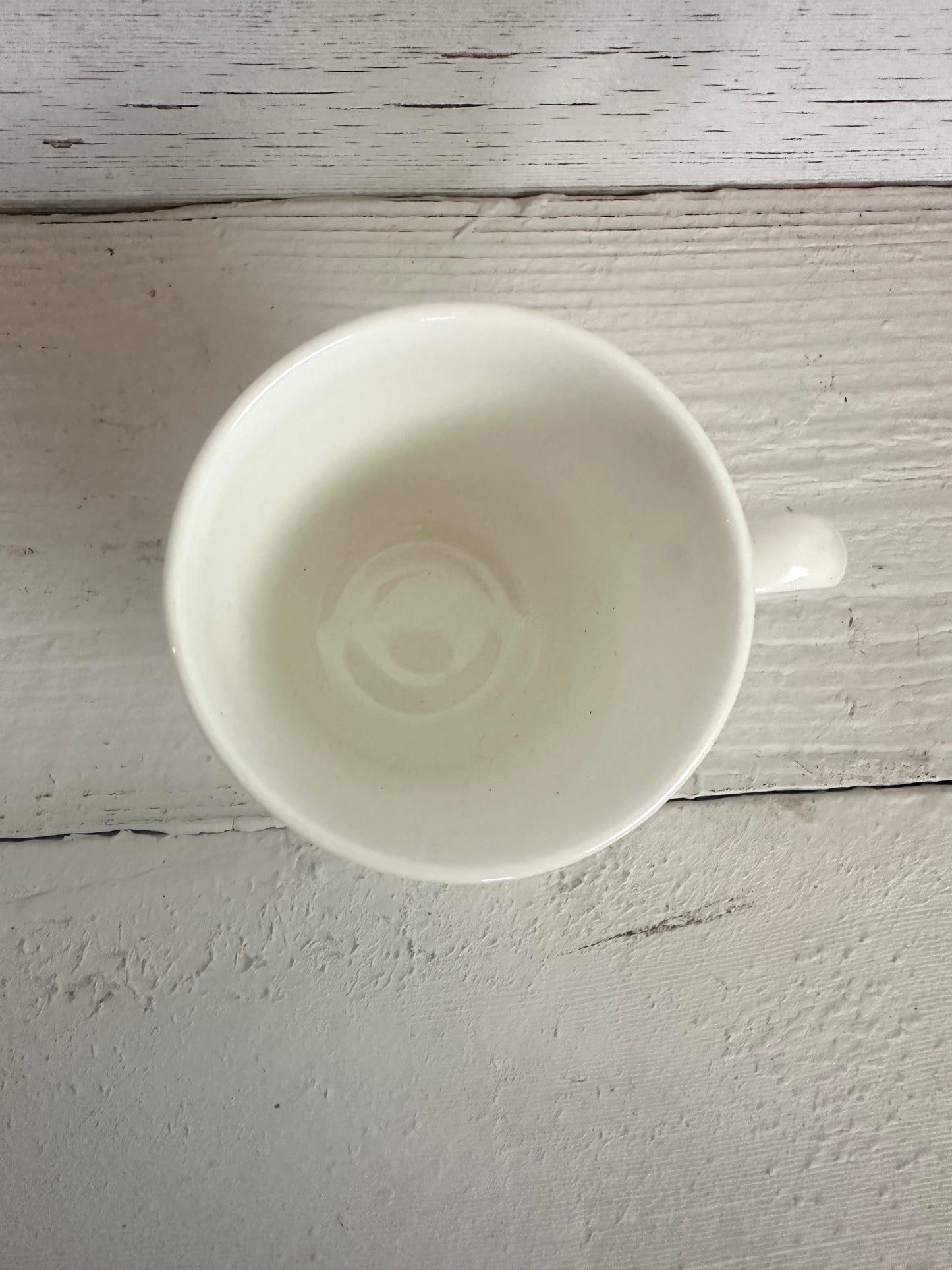 Mug with Floral Trim